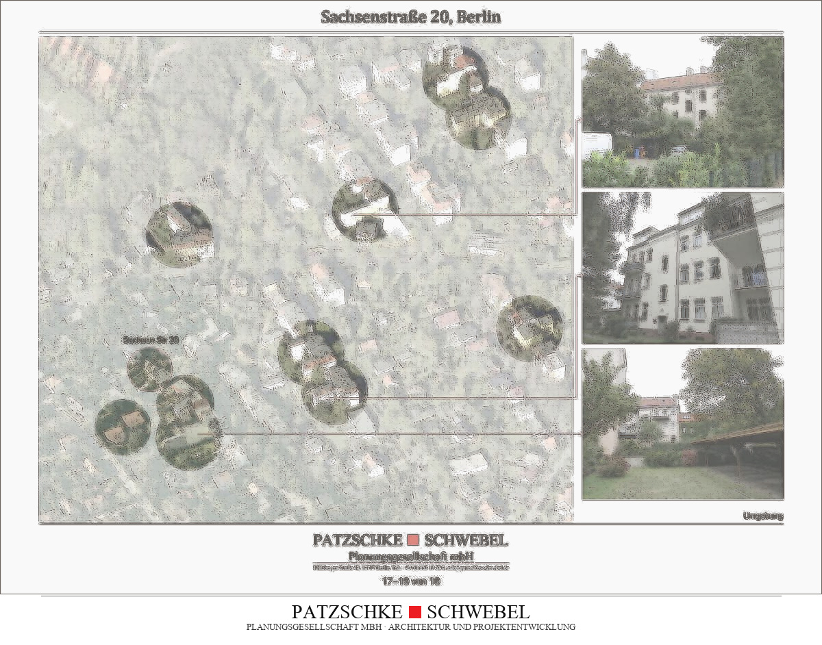 Entwicklung eines Grundstücks in Niederschönhausen