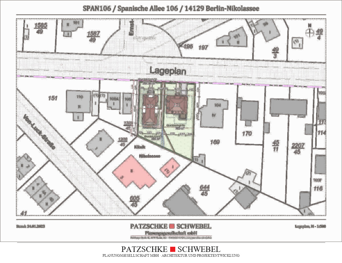 Projekt Spanische Allee - Berlin Nikolassee: Erste Projektvisualisierungen